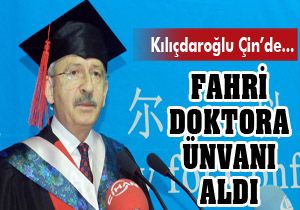 Kılıçdaroğlu'nu fahri doktora ünvanı